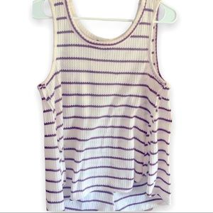 STAR SCENE STRIPED TANK LARGE